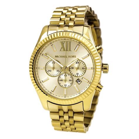 Michael Kors Gold Tone Lexington MK8281 Watch Review.